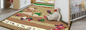 فرش برای اتاق کودک با طرح های کوکانه