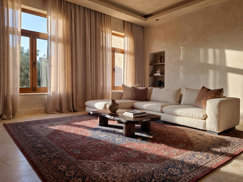 چگونه فرش مناسب، حال‌وهوای خانه را تغییر می‌دهد